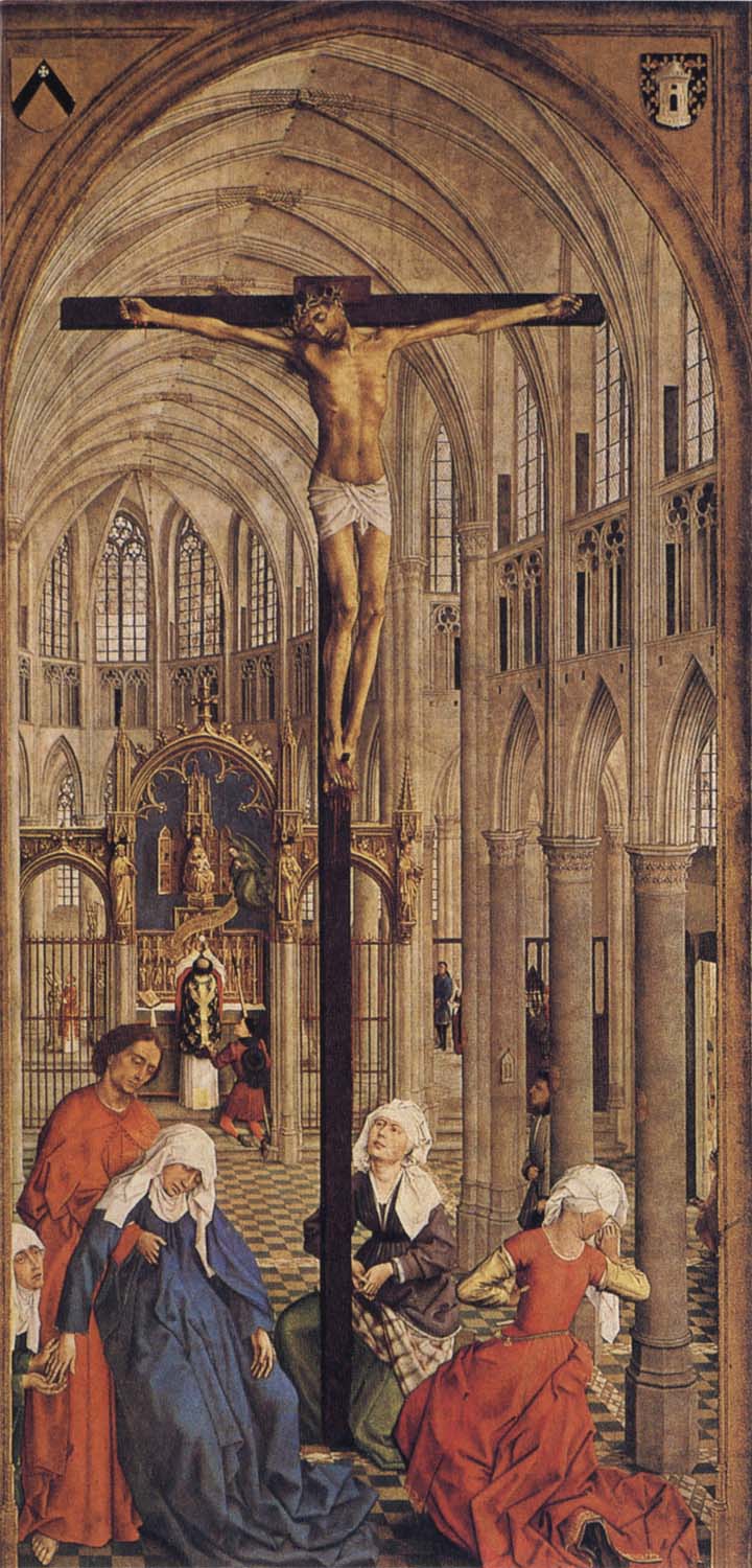 Roger Van Der Weyden Crucifixion in a Church